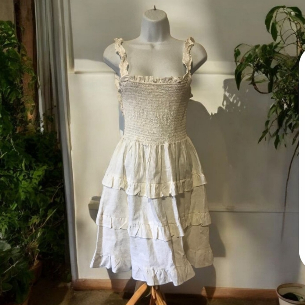 Love Tree Elegant Cream Dress